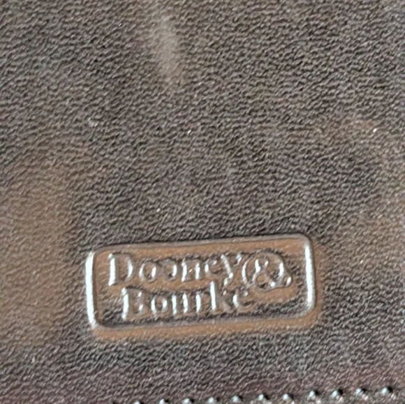 Dooney & Bourke vintage  Black Leather Wallet In VGUC - Picture 9 of 11